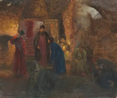 Tsar Visiting The Prisoners
