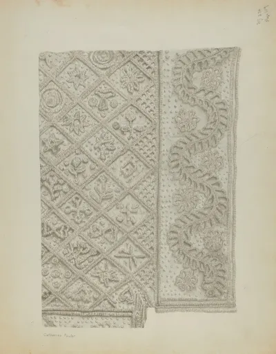 Tufted Candlewick Bedspread