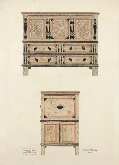 Tulip And Sunflower Chest