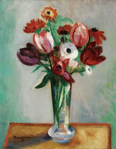 Tulipes Et Renoncules