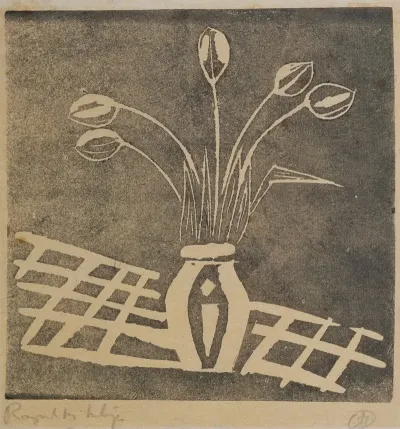 Tulips In A Vase