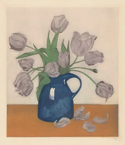 Tulpen In Een Kan