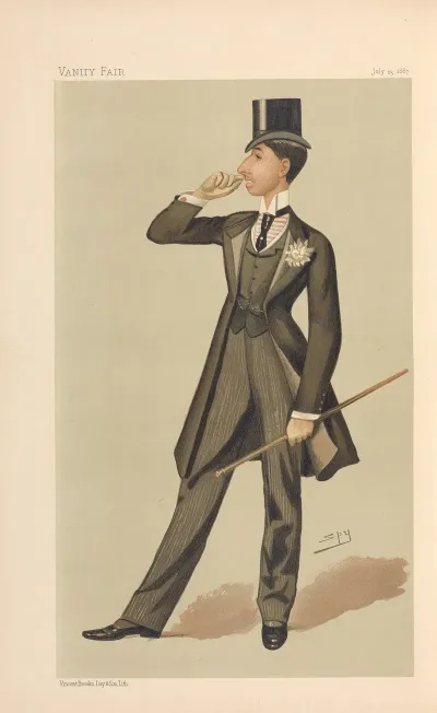 Turf Devotees Mr Henry Ernest Schlesinger Benzon July 23 1887