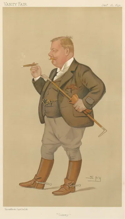 Turf Devotees Sammy Mr Edward Linley Sambourne January 16 1892