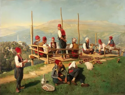 Turkisches Kaffeehaus In Sarajevo