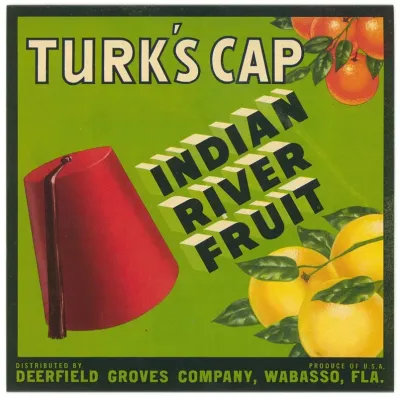 Turks Cap Citrus Label