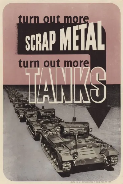Turn Out More Scrap Metal Turn Out More Tanks