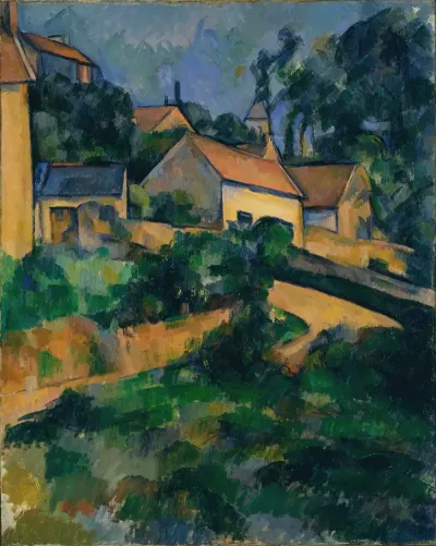 Turning Road At Montgeroult