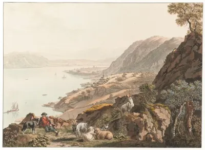Twann Und Bielersee Von Nordosten