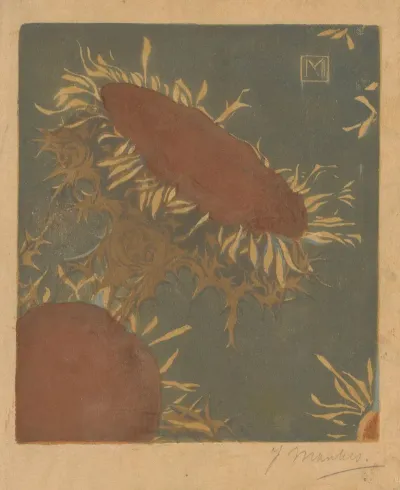 Twee Distelbloemen