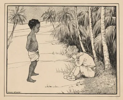 Twee Jongens In Een Woestijnlandschap 2