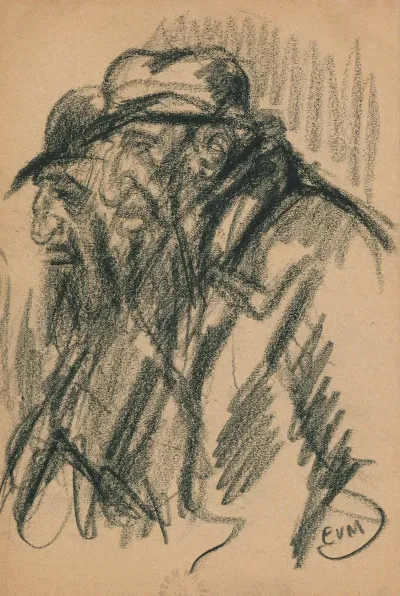 Twee Mannen Met Baard En Hoed