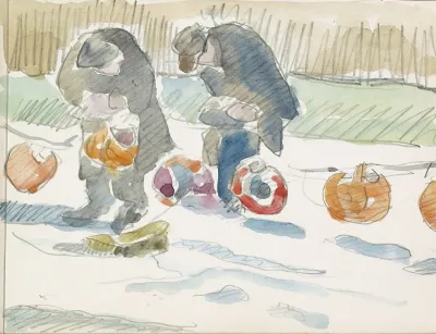 Twee Mannen Op Een Straat