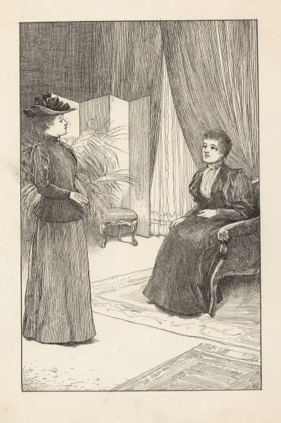 Twee Vrouwen In Een Interieur