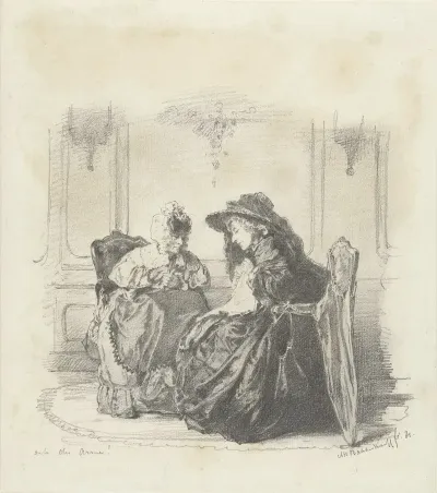 Twee Zittende Vrouwen Met Elkaar In Gesprek