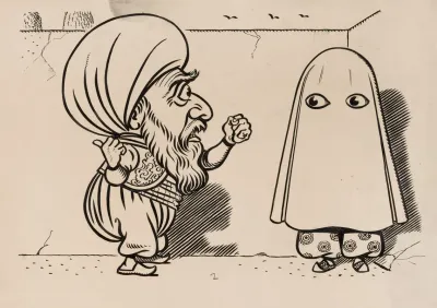 Twelve Comic Strip Frames Of Arabic Woman Running Away With Young Man After Argument With Her Father Pl 2
