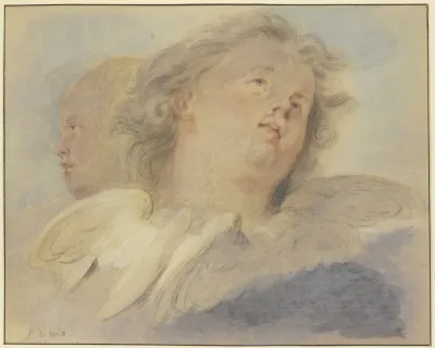 Two Angel Heads 2