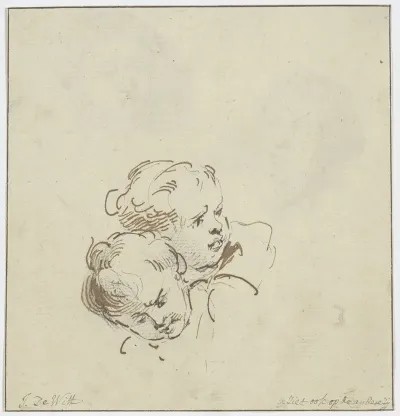 Two Angel Heads