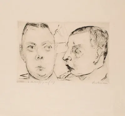 Two Auto Officers Plate 15 From The Portfolio Faces