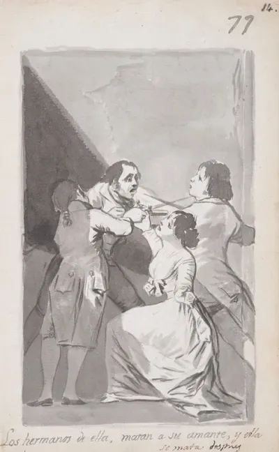 Two Brothers Killing Their Sisters Lover In Her Presence