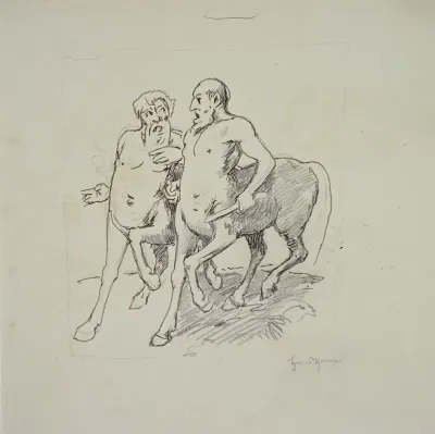 Two Centaurs In Conversation
