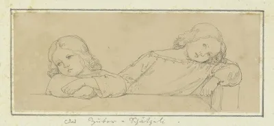 Two Children At The Table