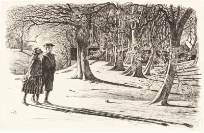Two Children In The Snow
