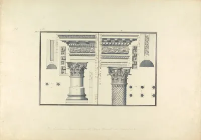 Two Corinthian Pillars Found Near The Ionic Temple At Aphrodisias Now Geyve