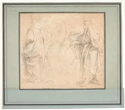 Two Drafts For The Apostle Andrew And A Study For Melchizedek