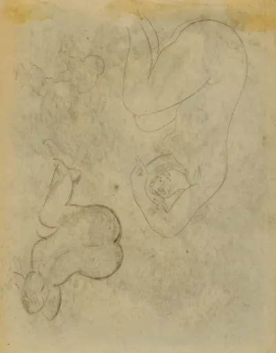 Two Female Figure Studies