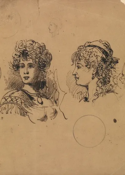 Two Female Heads 3