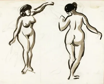 Two Female Nudes 13