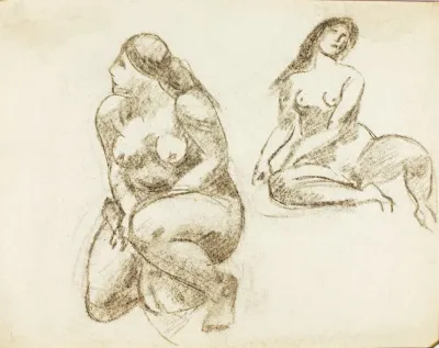 Two Female Nudes 14