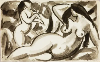 Two Female Nudes 7