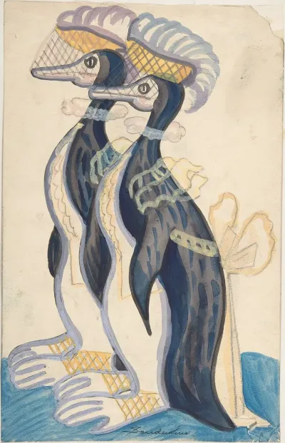 Two Female Penguins