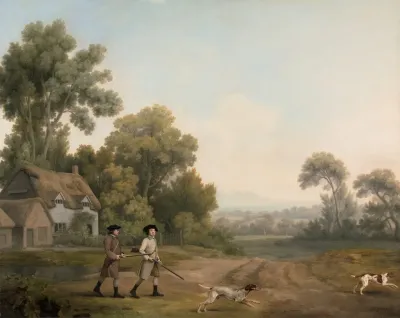 Two Gentlemen Going A Shooting