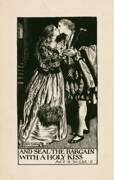 Two Gentlemen Of Verona And Seal The Bargain With A Holy Kiss Act Ii Scene Ii