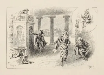 Two Gentlemen Of Verona Iii 2 Dalys Theatre July 13 1895