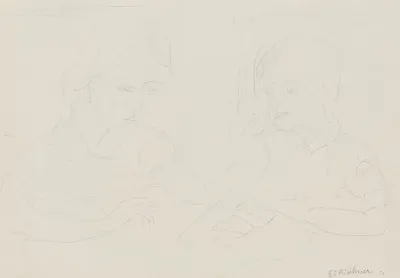 Two Girls At The Table