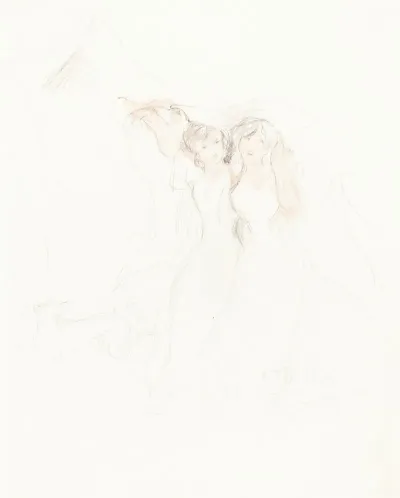 Two Girls Under A Cloak