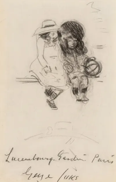 Two Girls With Ball