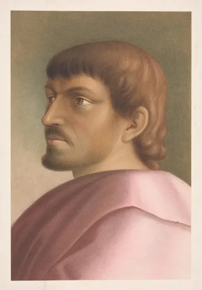 Two Heads From The Fresco Of The Tribute Money