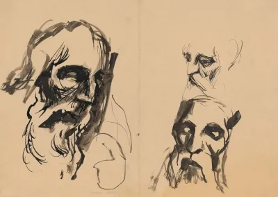 Two Heads Of Old Men 2