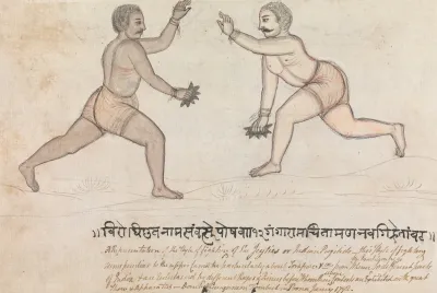 Two Jeyties Fighting