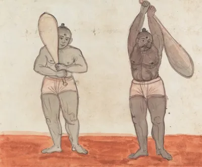 Two Jeyties Weightlifting