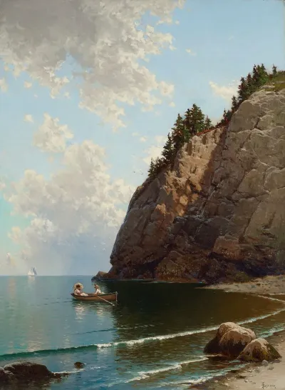 Two Ladies In A Rowboat