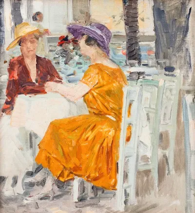 Two Ladies In The Pratergasthaus
