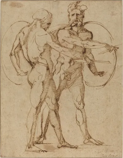 Two Male Nudes 3