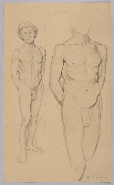 Two Male Nudes 8