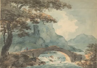 Two Men On A Bridge